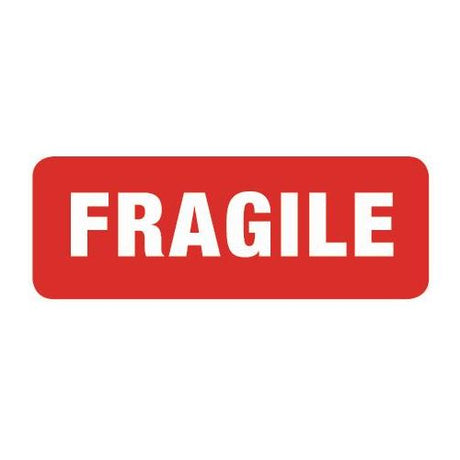 Fragile Labels (89x32mm) - Indigo Supplies Ltd