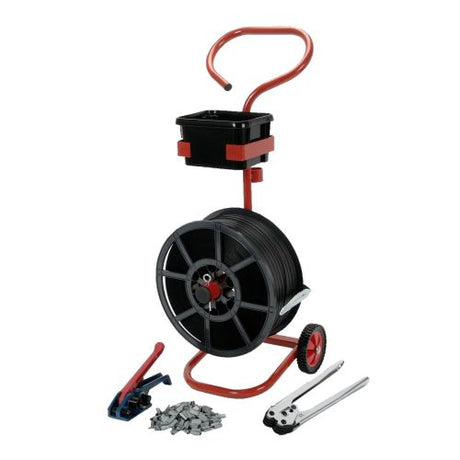 Polypropylene Strapping Kit, Mobile Trolley, Tensioner & Sealer (Kit 2) - Indigo Supplies Ltd