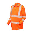 Leo EcoViz Performance Plus Maternity Sleeved Polo Shirt Orange - Indigo Supplies Ltd