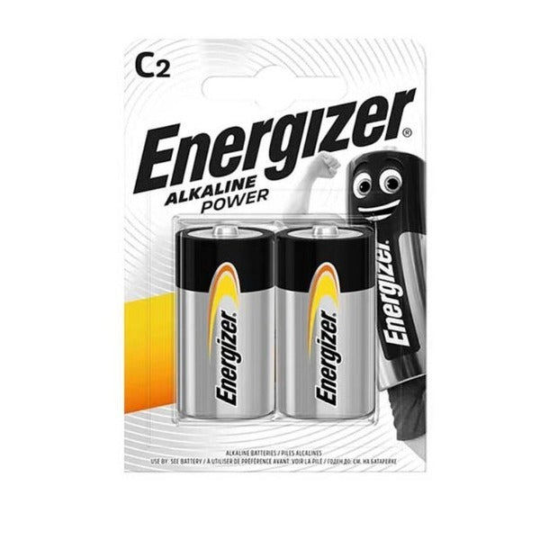 Energizer Max C Battery (Pack 2) - Indigo Supplies Ltd
