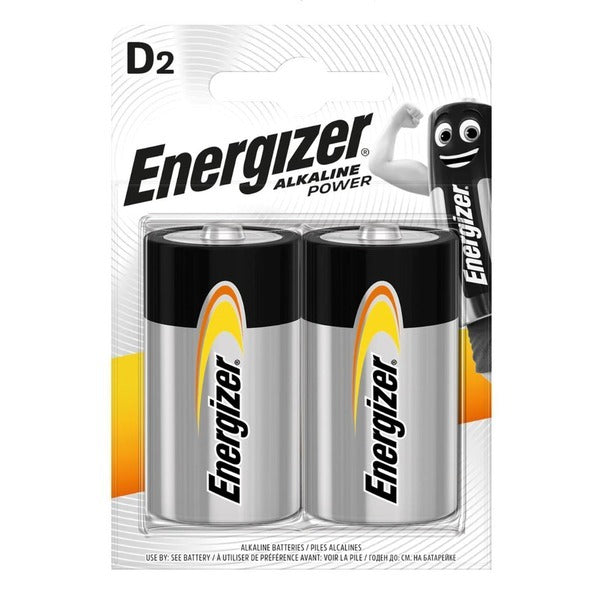 Energizer Max D Battery (Pack 2) - Indigo Supplies Ltd