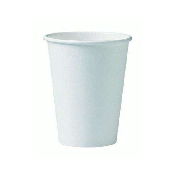 Metro Cup Single Wall Cup White 8OZ (Case 1000) - Indigo Supplies Ltd