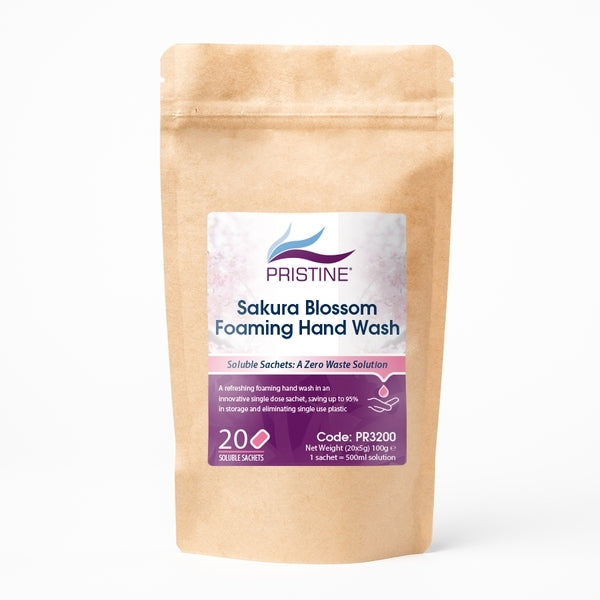 PRISTINE Sakura Blossom Foaming Hand Wash 500ML (Pack 20) - Indigo Supplies Ltd
