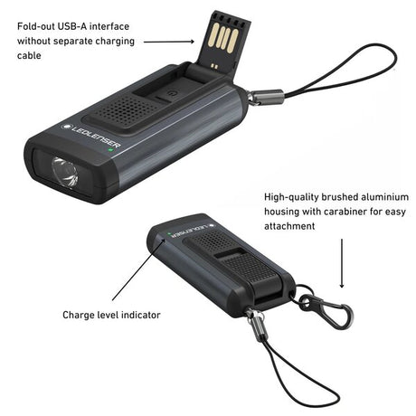 LEDLenser K6R Safety Torch 400 Lumen Black - Indigo Supplies Ltd