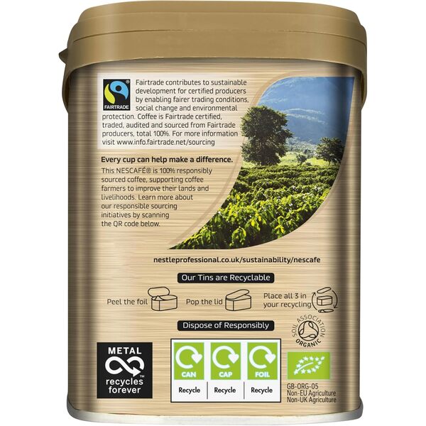 Nescafe Coffee Organic Fairtrade 500G - Indigo Supplies Ltd