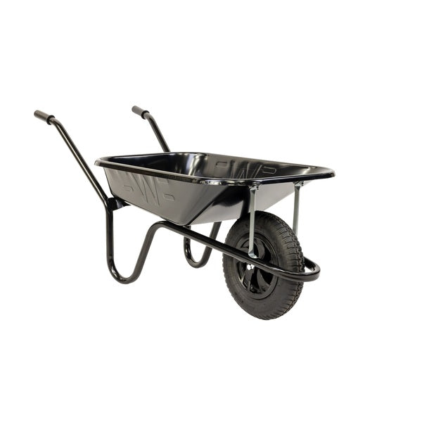 Contactor Wheelbarrow with Pneumatic Tyre Black 85 Litre - Indigo Supplies Ltd