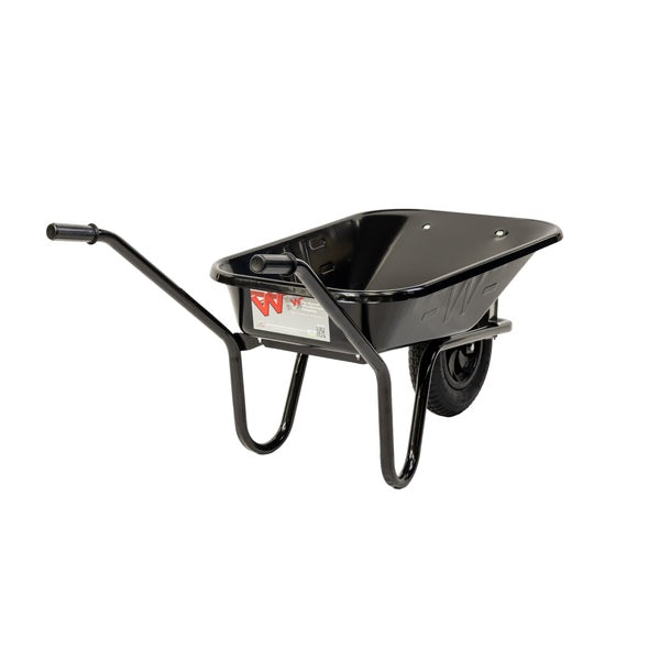 Contactor Wheelbarrow with Pneumatic Tyre Black 85 Litre - Indigo Supplies Ltd