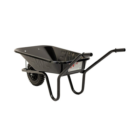 Contactor Wheelbarrow with Solid Tyre Black 85 Litre - Indigo Supplies Ltd