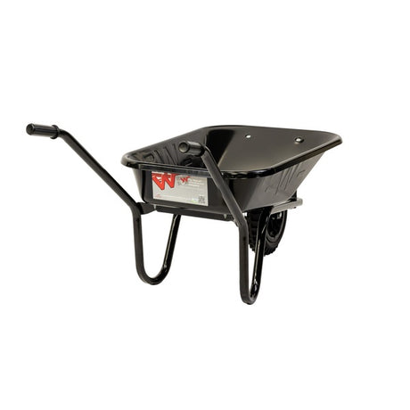 Contactor Wheelbarrow with Solid Tyre Black 85 Litre - Indigo Supplies Ltd