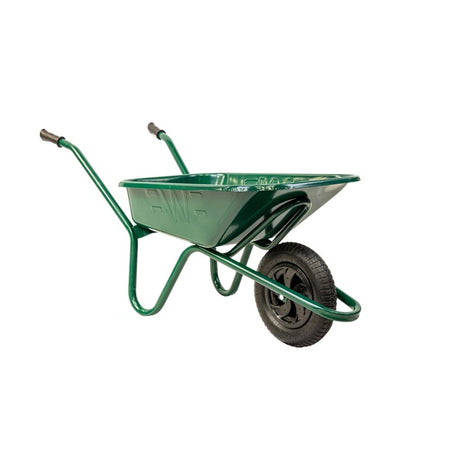 Endurance Heavy Duty Wheelbarrow with Pneumatic Tyre Green 90 Litre - Indigo Supplies Ltd