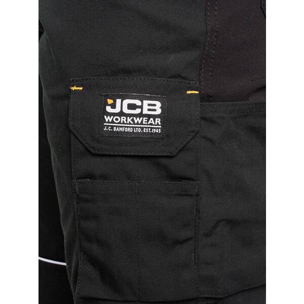 JCB Trade Hybrid Stretch Trousers Black - Indigo Supplies Ltd