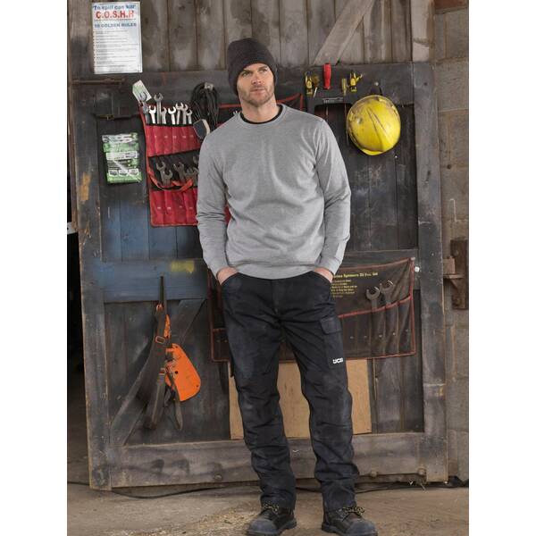 JCB Essential Trousers Black - Indigo Supplies Ltd