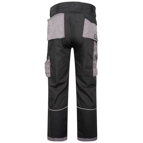 JCB Trade Rip Stop Trousers Black/Grey - Indigo Supplies Ltd