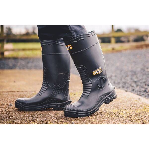 JCB Hydromaster Wellington Boot Black - Indigo Supplies Ltd