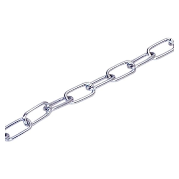 Galvanised Long Link Chain 6MMx1M - Indigo Supplies Ltd