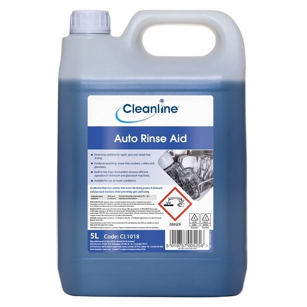 Cleanline Auto Rinse Aid 5 LItre - Indigo Supplies Ltd