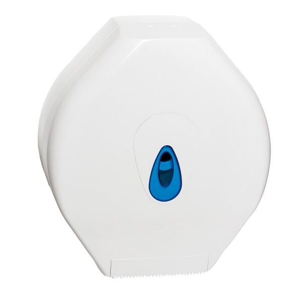 Jumbo Toilet Roll Dispenser White - Indigo Supplies Ltd
