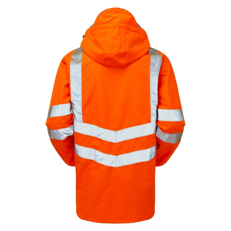 PULSAR PR499 High Visibility Unlined Storm Coat Orange - Indigo Supplies Ltd