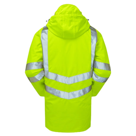 PULSAR P187 High Visibility Padded Storm Coat Yellow - Indigo Supplies Ltd