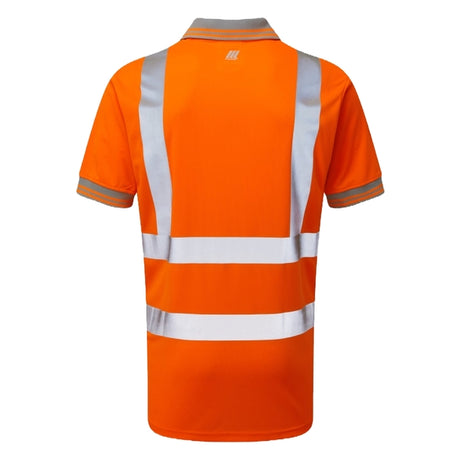 PULSAR PR176 Rail Spec Polo Shirt High Visibility Orange - Indigo Supplies Ltd