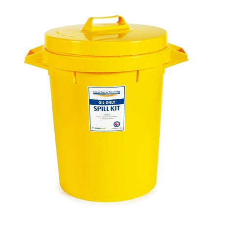 Oil Spill Kit In A Dustbin 80 Litre - Indigo Supplies Ltd