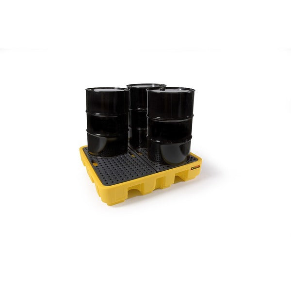 Four Drum Oil Spill Containment Pallet - Indigo Supplies Ltd