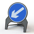 Directional Arrow Left Sign 750MM - Indigo Supplies Ltd