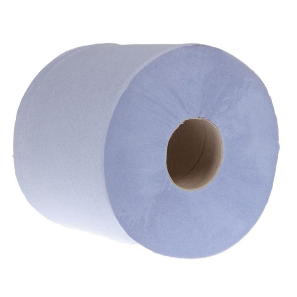 PRISTINE Centrefeed Roll 2 Ply Blue 150Mx165MM (Case 6) - Indigo Supplies Ltd