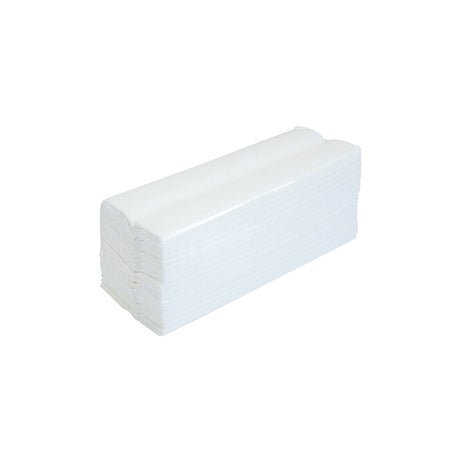 C Fold Hand Towels2 Ply Flushable White - Indigo Supplies Ltd