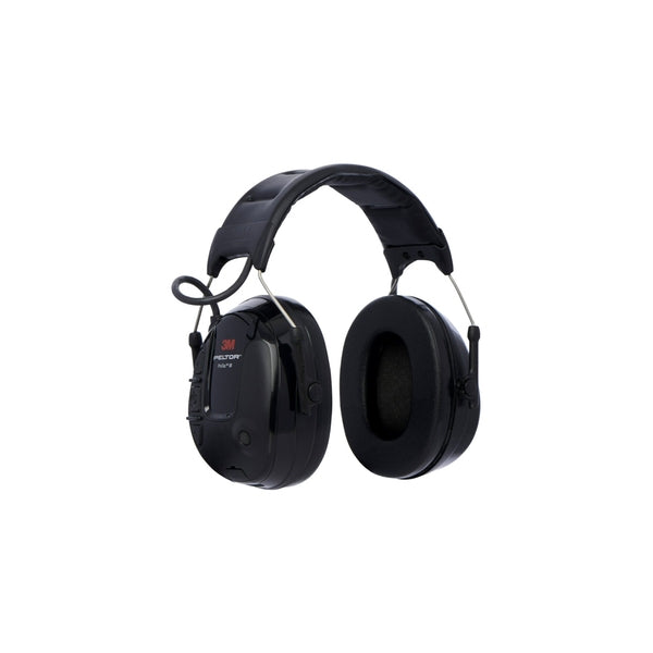 3M MT13H220A PELTOR ProTac III Headset 26 dB Slim Cups Headband Black - Indigo Supplies Ltd