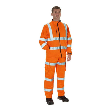 KeepSAFE High Visibility Three Layer Softshell Orange - Indigo Supplies Ltd