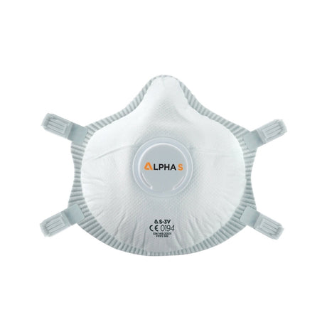 Alpha Solway S-3V Cupped FFP3 Mask Small (Pack 5) - Indigo Supplies Ltd