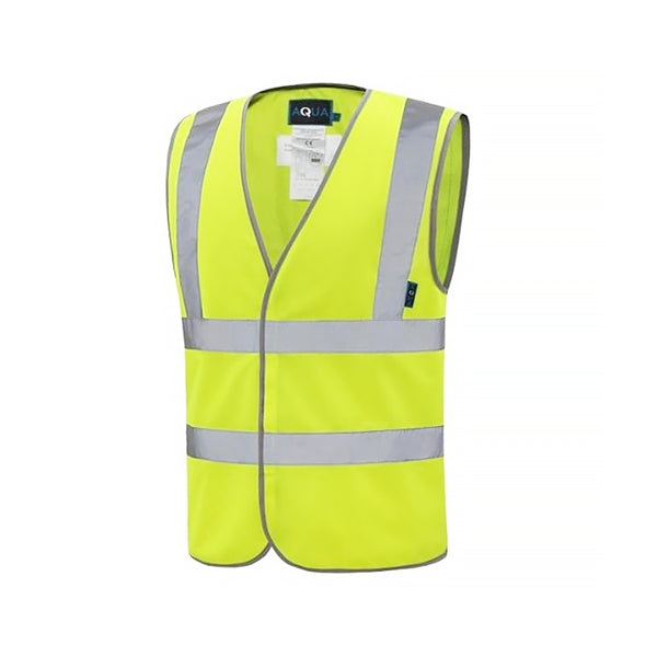 Future WC002 High Visibility Waistcoat Yellow - Indigo Supplies Ltd