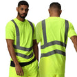Regatta TRS194_207 Mens Pro T-Shirt High Visibility Yellow/Navy - Indigo Supplies Ltd