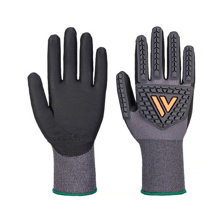 Portwest A715 Grip 15 Nitrile Impact Gloves Black - Indigo Supplies Ltd
