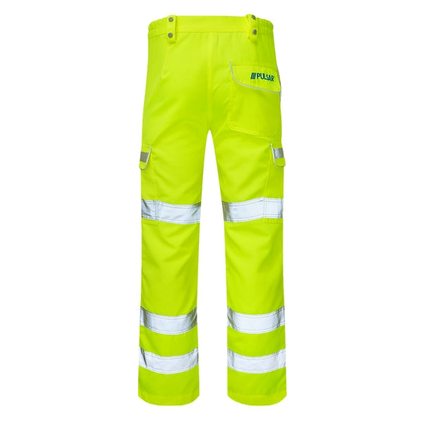 PULSAR PR346LDS Ladies Combat Trouser Regular Leg Yellow - Indigo Supplies Ltd