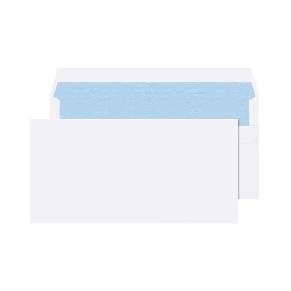Q Connect Envelope 80GSM Self Seal White (Pack 1000) - Indigo Supplies Ltd