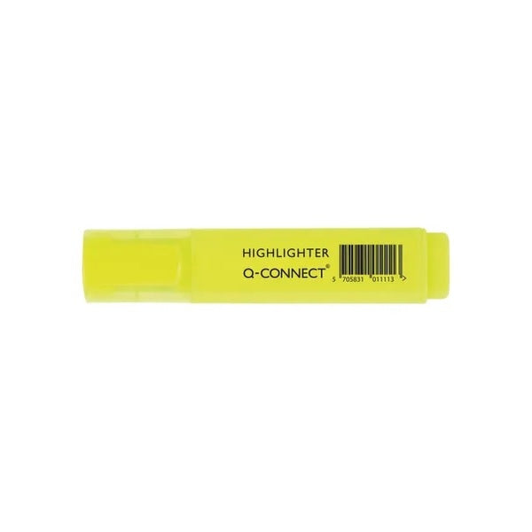 Highlighter Pen Yellow (Pack 10) - Indigo Supplies Ltd