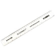 Q Connect Ruler Shatterproof Clear 300MM - Indigo Supplies Ltd