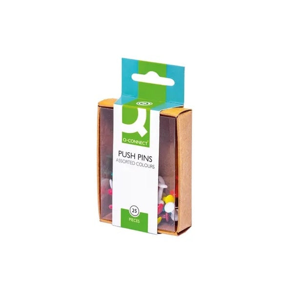 Push Pin Assorted Colours (Pack 100) - Indigo Supplies Ltd