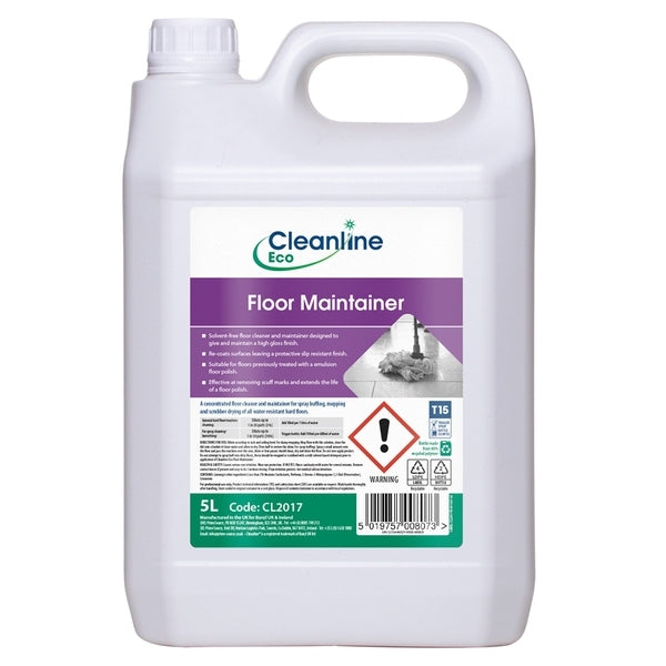 Cleanline Eco Floor Maintainer 5 Litre - Indigo Supplies Ltd