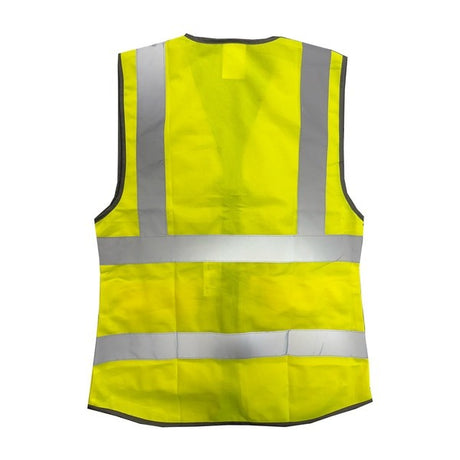 LYNMOUTH Superior High Visibility Ladies Executive Waistcoat Yellow - Indigo Supplies Ltd