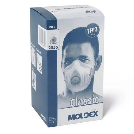 Moldex 2555 FFP3NRD Non-Reusable Mask (Box 20) - Indigo Supplies Ltd