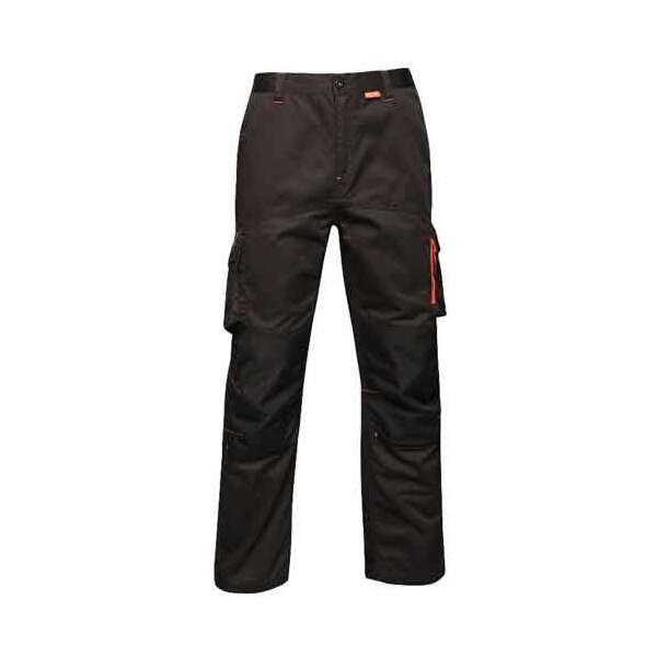 Regatta TRJ366 Heroic Cargo Trousers Black - Indigo Supplies Ltd