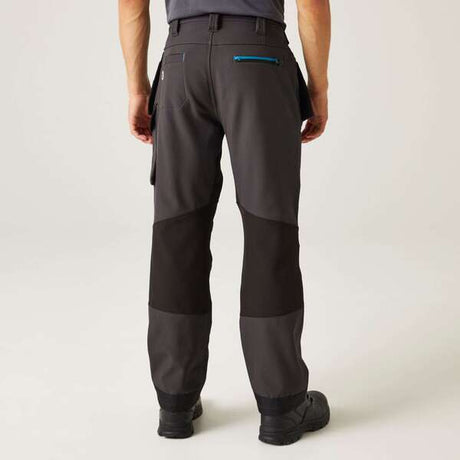 Regatta TRJ368 Strategic Softshell Trousers Grey - Indigo Supplies Ltd