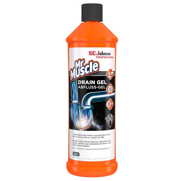 Mr Muscle Drain Gel 1 Litre - Indigo Supplies Ltd