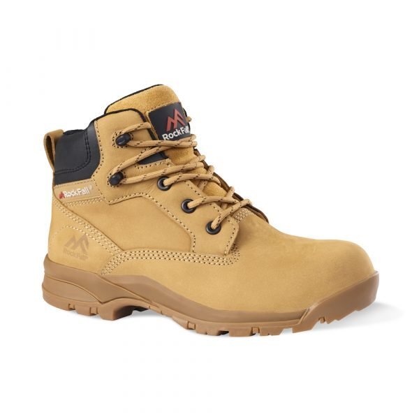 Rock Fall Ladies VX950C Onyx Safety Boot S3 SRC HRO WR Honey - Indigo Supplies Ltd