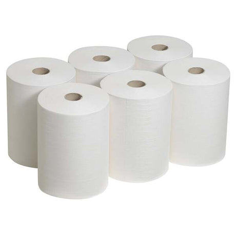6657 Scott Slimroll 1Ply Airflex White 165M (Case 6) - Indigo Supplies Ltd