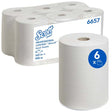 6657 Scott Slimroll 1Ply Airflex White 165M (Case 6) - Indigo Supplies Ltd