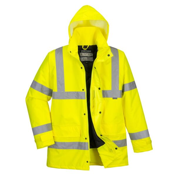 Portwest S460 High Visibility Traffic Jacket Yellow - Indigo Supplies Ltd